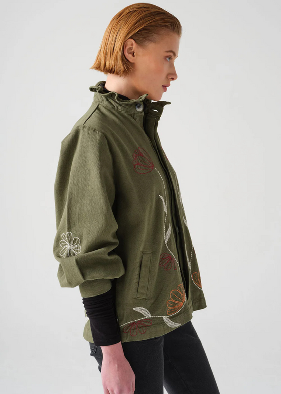 Seventy + Mochi Flor Pablo Jacket in Khaki