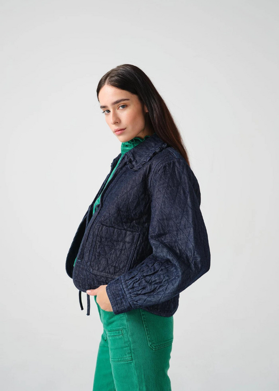 Seventy + Mochi Heidi Jacket in Indigo Rinse