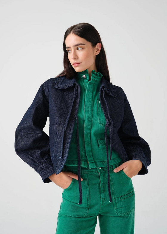 Seventy + Mochi Heidi Jacket in Indigo Rinse