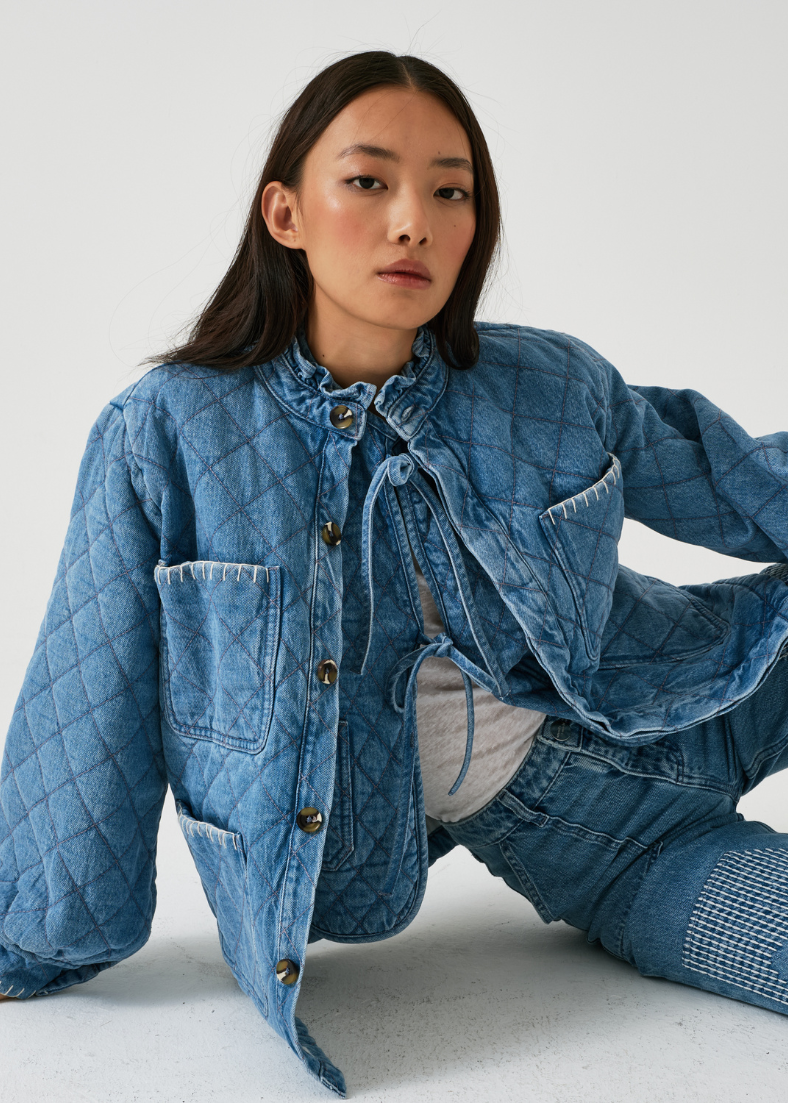Seventy + Mochi Quilted Pablo Jacket in Rodeo Vintage
