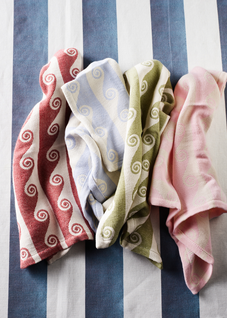 Spiral Cotton Napkins (Set of 4)