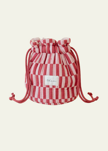  TBCO Cotton Wash Bag in Rose Checkerboard