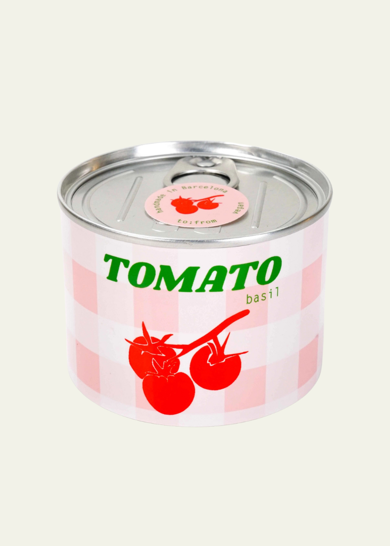 Tomato & Basil Scented Candle Tin