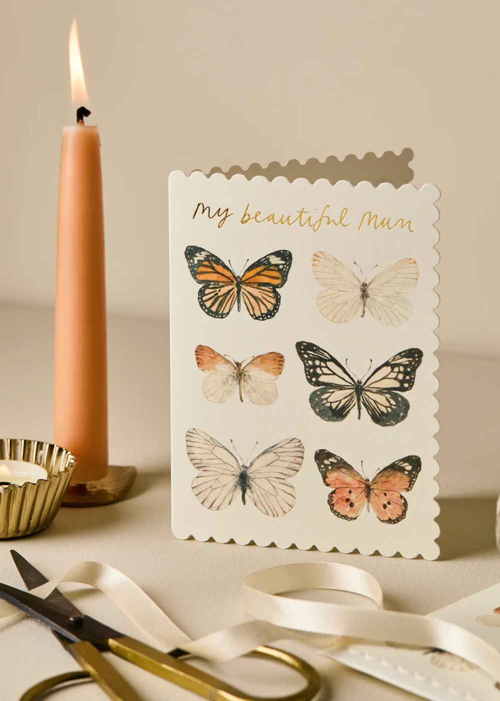 Wanderlust Paper Co. Butterfly &quot;My Beautiful Mum&quot; Card