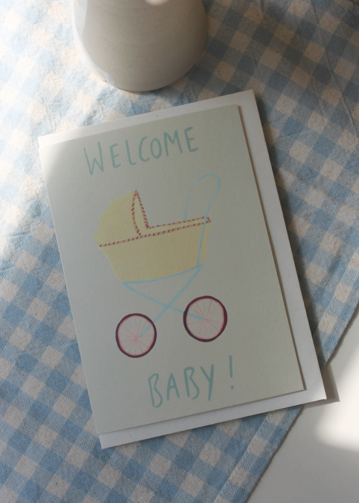 'Welcome Baby' Card