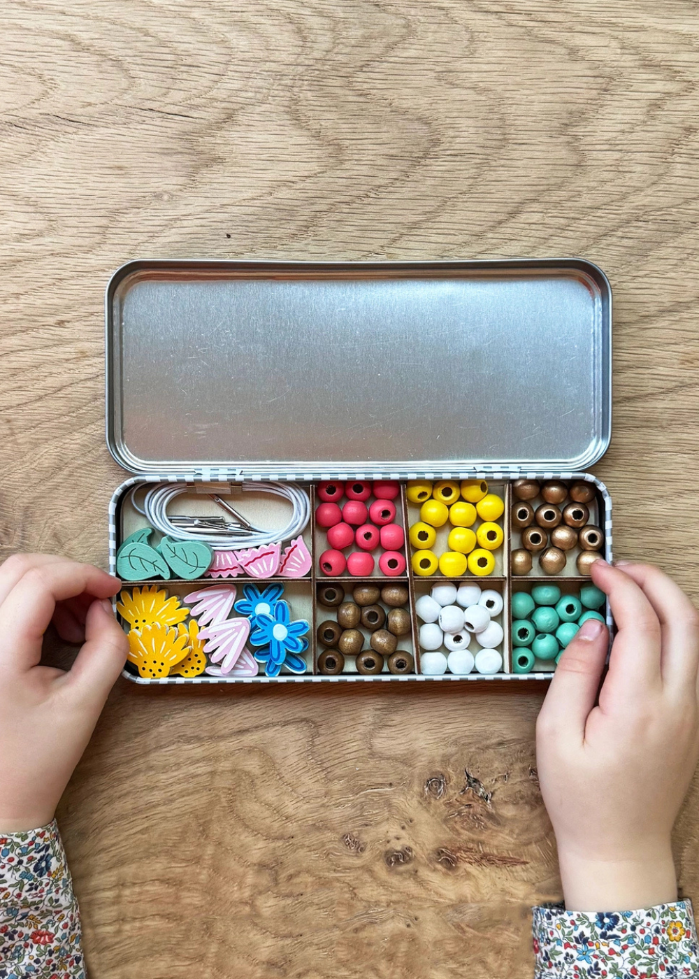 Wildflower Bracelet Making Kit | Kids Craft Set