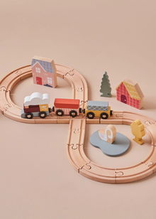  Wooden Kids Train Set (FSC)