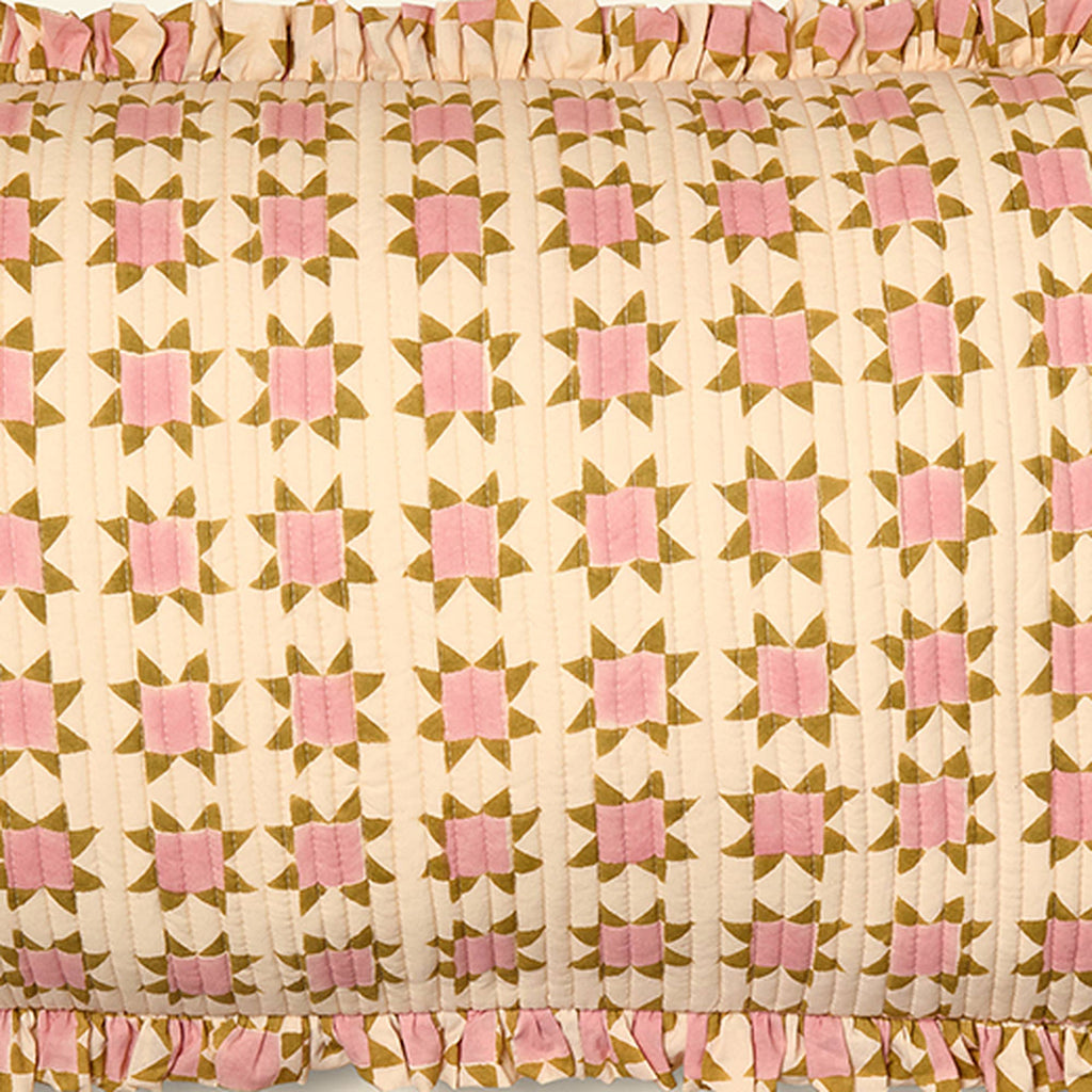 YONDER. Prairie Honey bolster cushion, alternate view