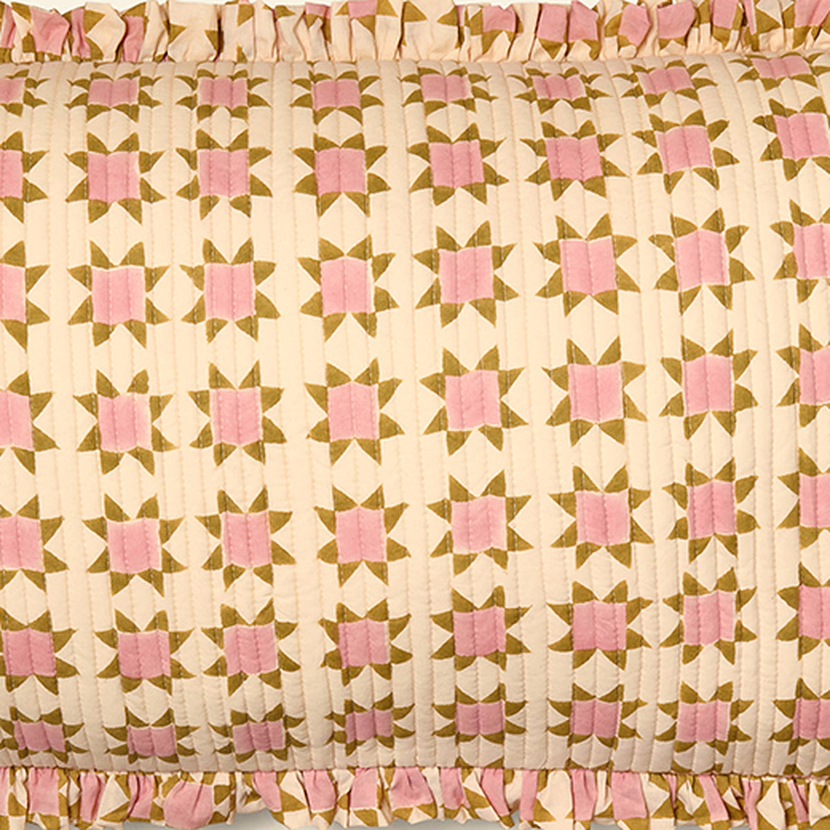 YONDER. Prairie Honey bolster cushion, alternate view