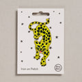 Petra Boase - Leaping Leopard Iron-On Embroidered Patch