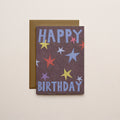 Molly Stredwick - Happy Birthday A6 Greeting Card – Star Pattern