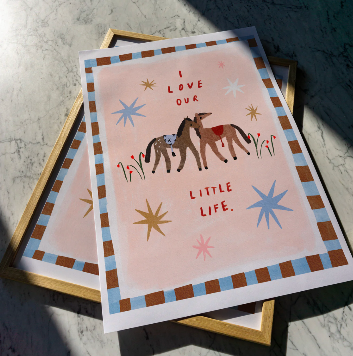 Martha Ratcliff Illustration - I Love Our Little Life - A4