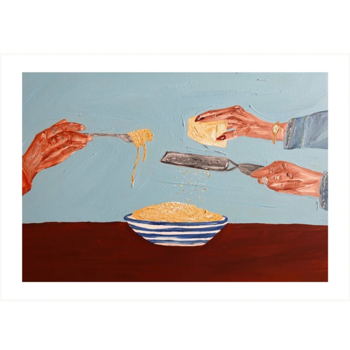 Beatriz Sanches - Sharing pasta