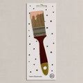 Petra Boase - Embroidered Fabric Bookmark – Brown Paintbrush