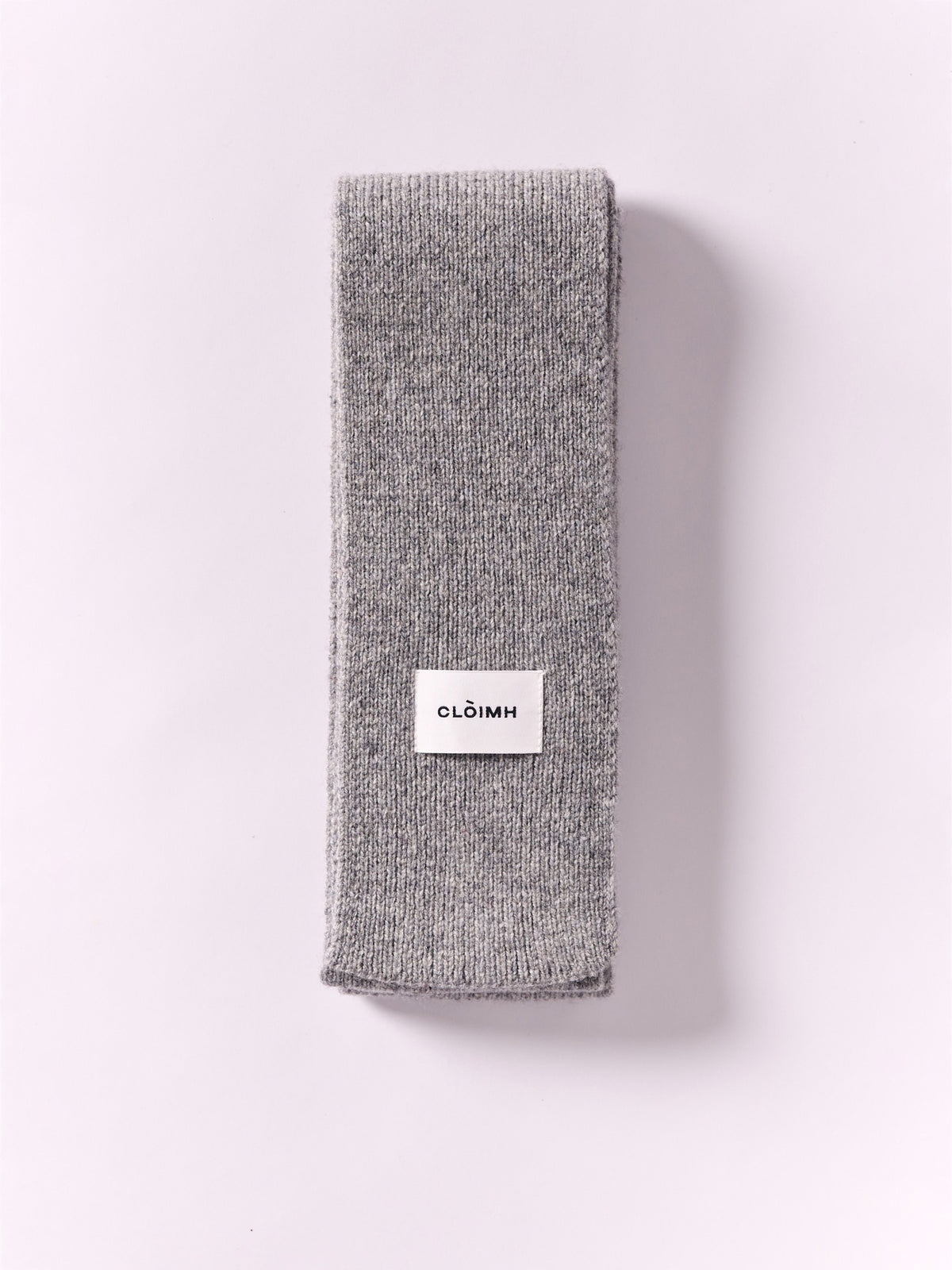 Cloimh - Mini Soft Wool Scarf - Flannel Grey