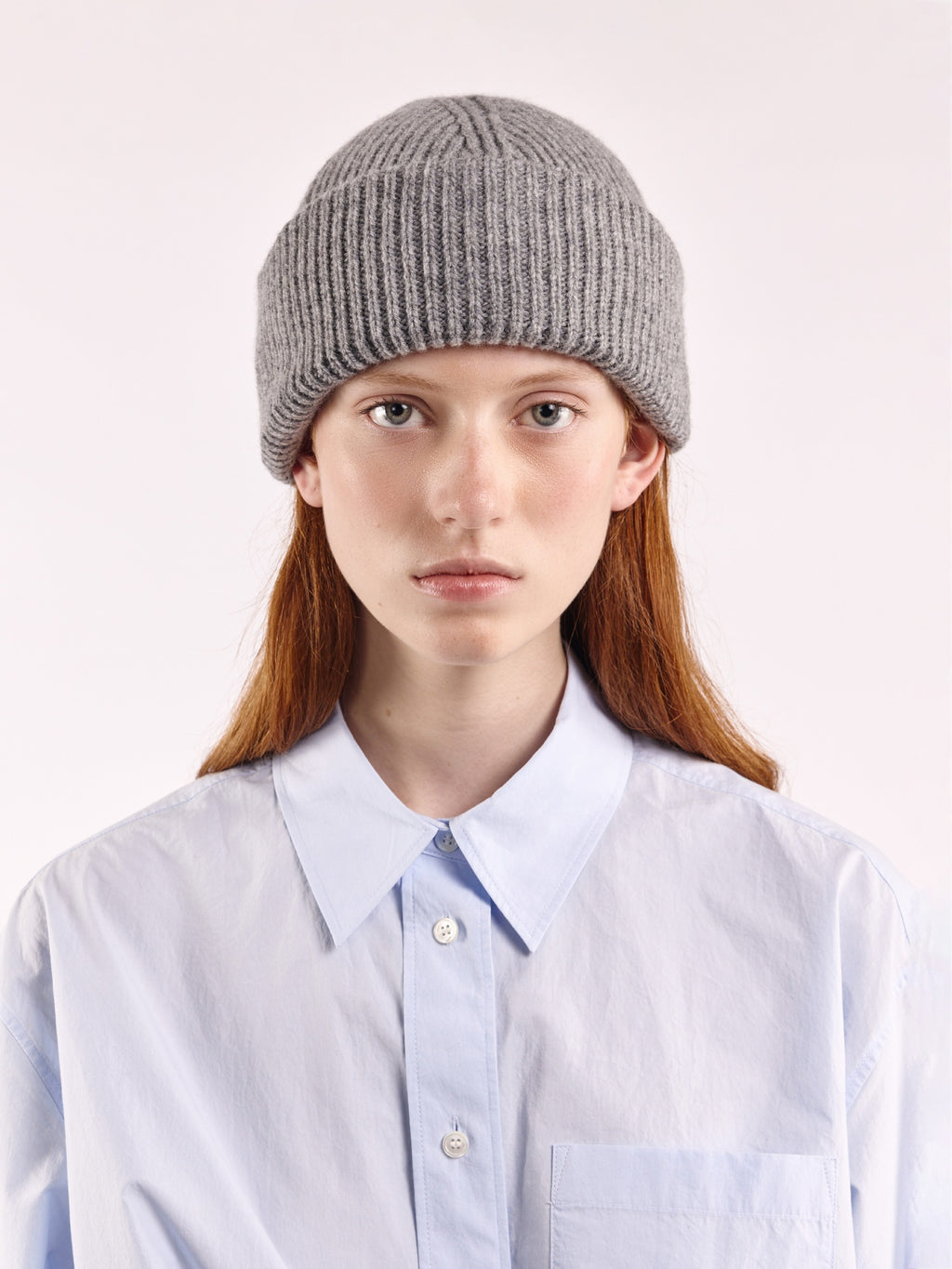 Cloimh - Soft Wool Chunky Beanie Hat - Flannel Grey