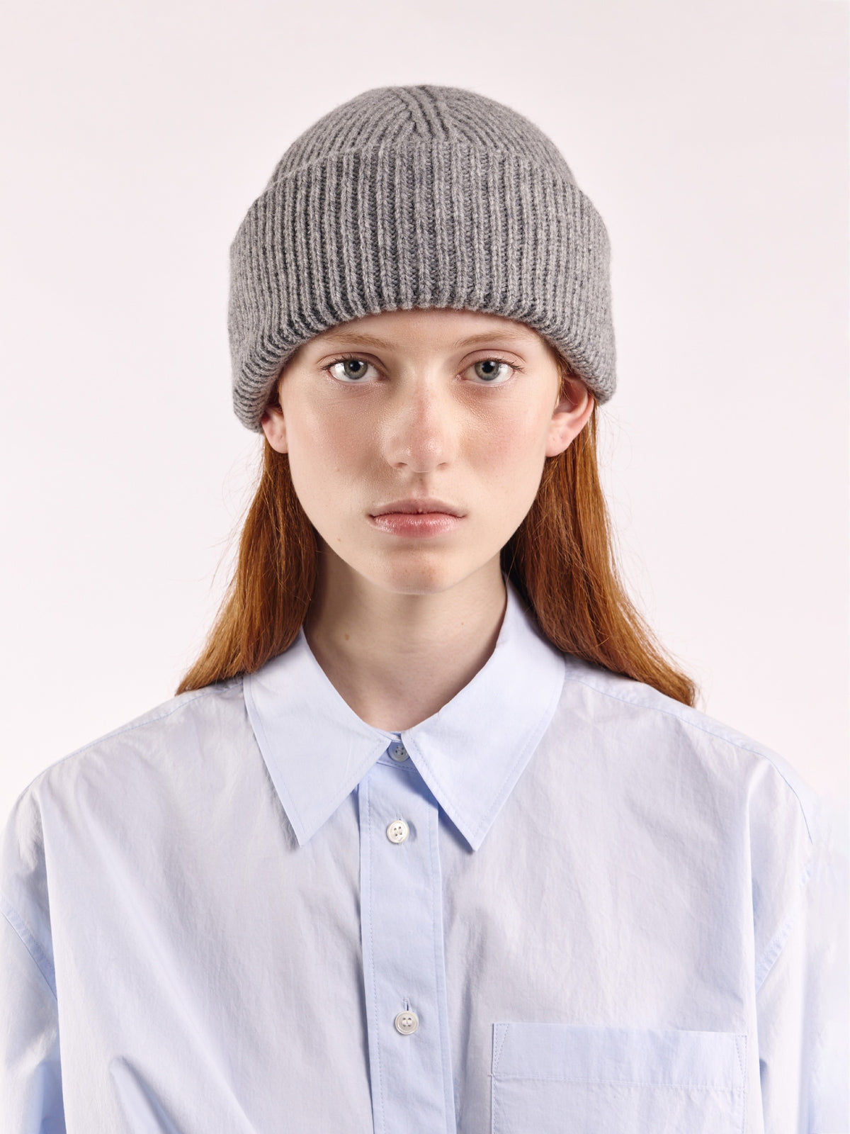 Cloimh - Soft Wool Chunky Beanie Hat - Flannel Grey