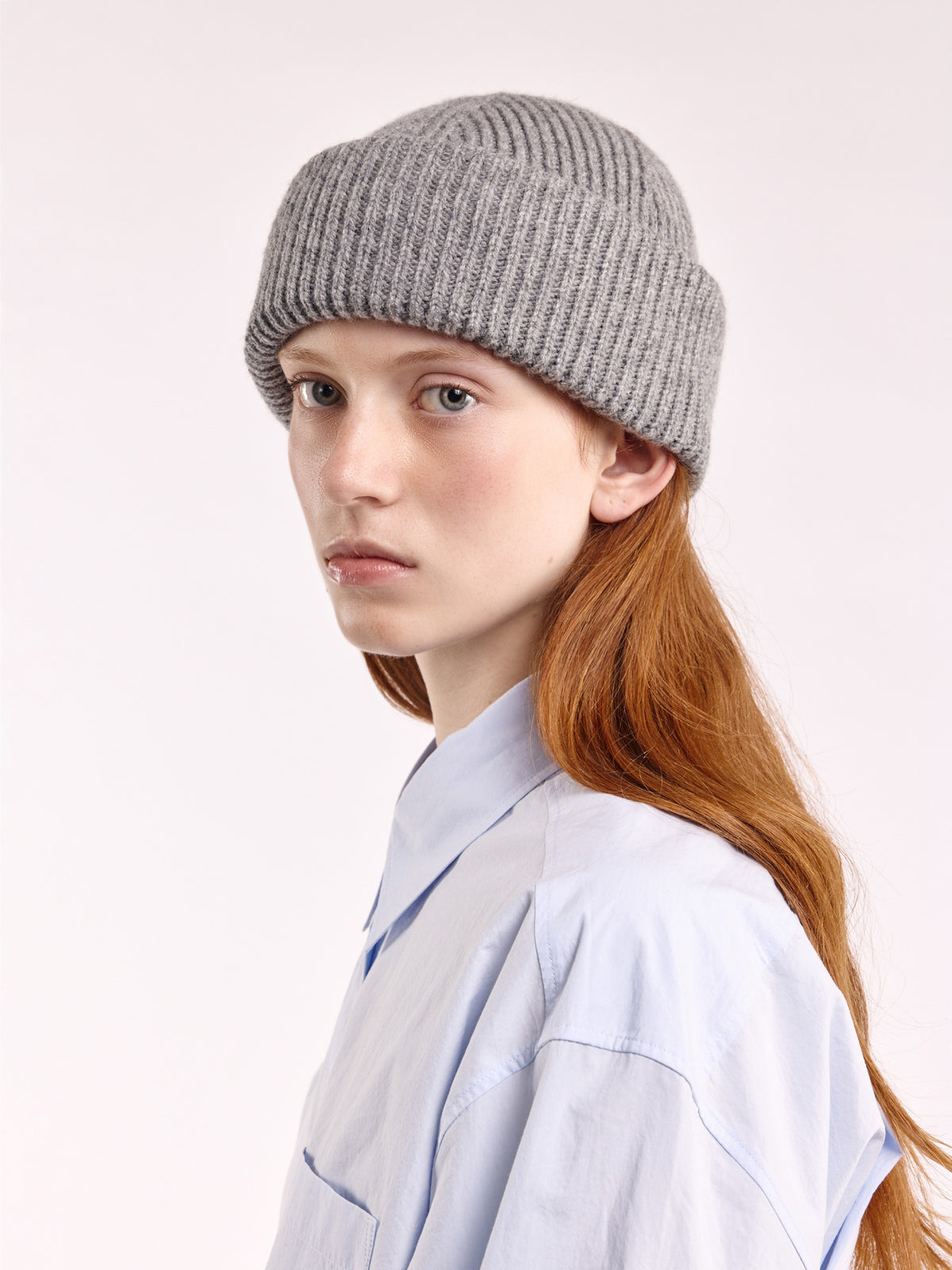 Cloimh - Soft Wool Chunky Beanie Hat - Flannel Grey