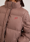 Damson Madder Jennifer Check Puffer