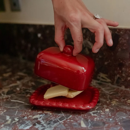 Denise - Butter Dish - Red