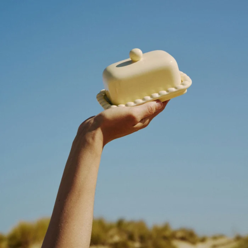 Denise - Butter Dish - Yellow