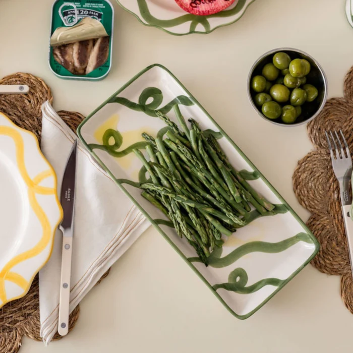 Denise - Olaf Tart Tray - Green