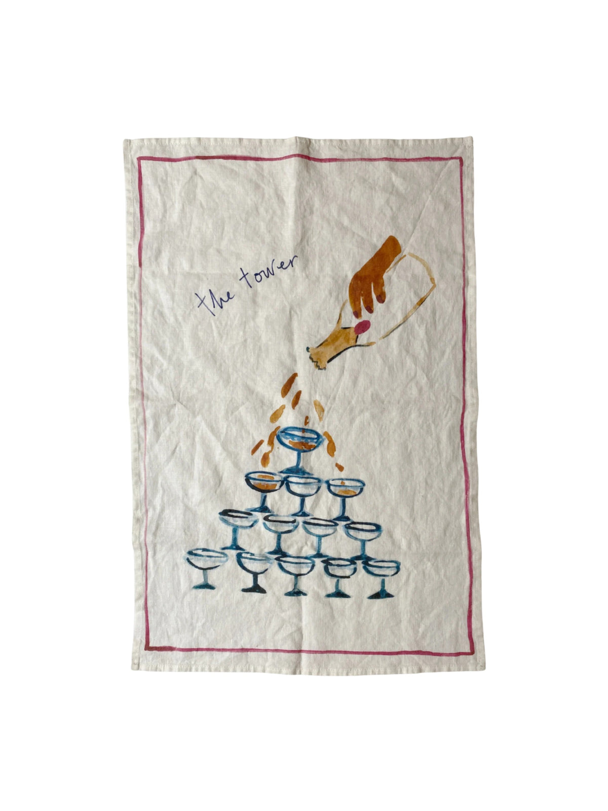 Dinette - The Tower - Linen Teatowel