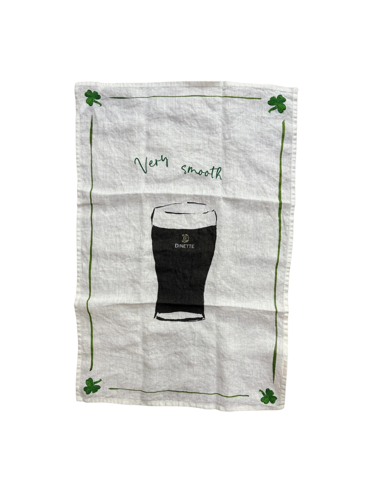 Dinette - Very Smooth - Irish Stout Linen Teatowel