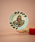 Tatiana Alida hand-painted Dippy Eggs breakfast plate