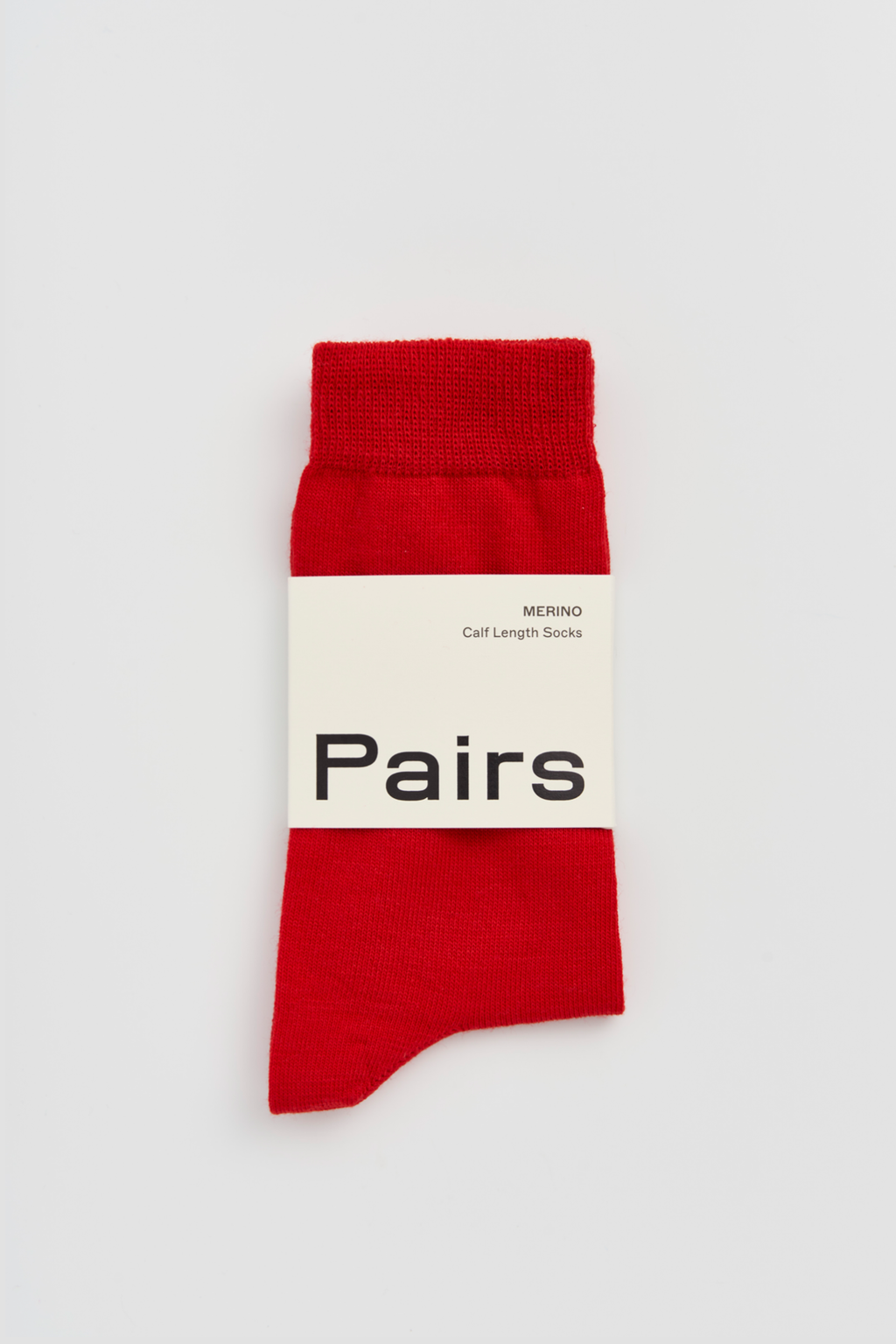 Pairs Socks - Merino Socks - Postbox Red