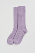 Pairs Socks - Merino Bed Socks - Parma Violet