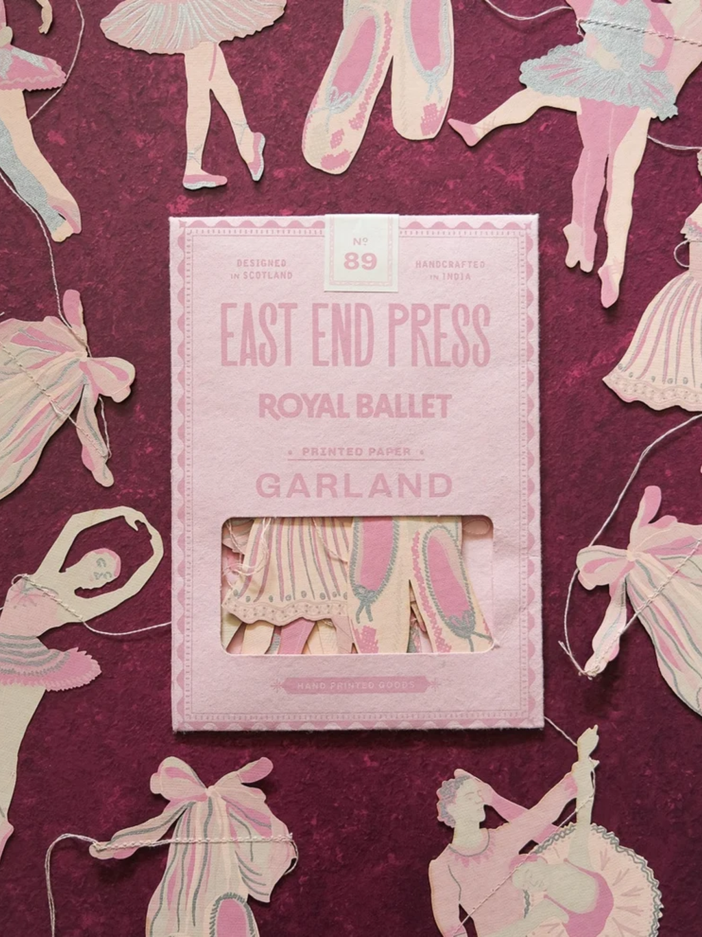 East End Press - Royal Ballet Sewn Garland