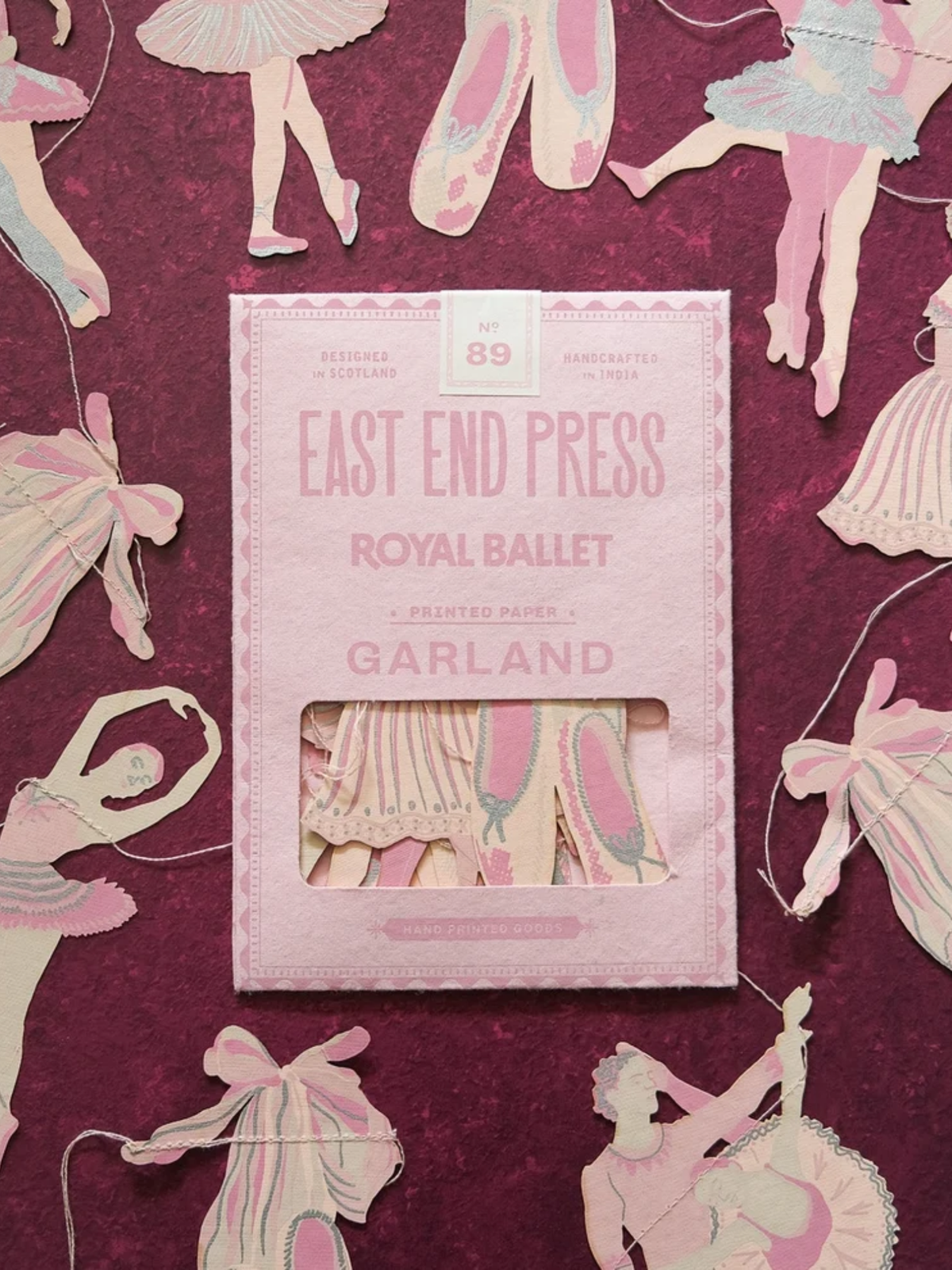 East End Press - Royal Ballet Sewn Garland