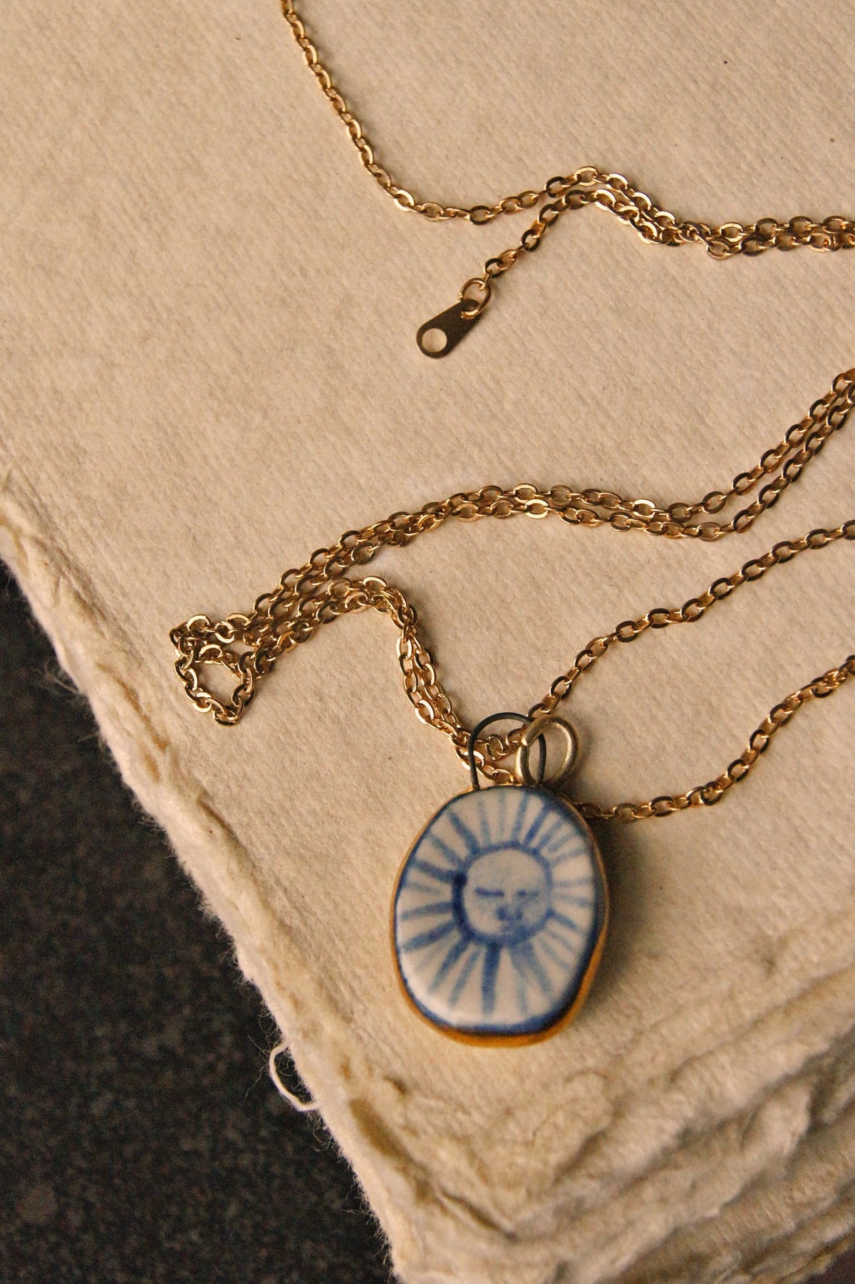 Eloise Rose - Sun Pendant - Gold