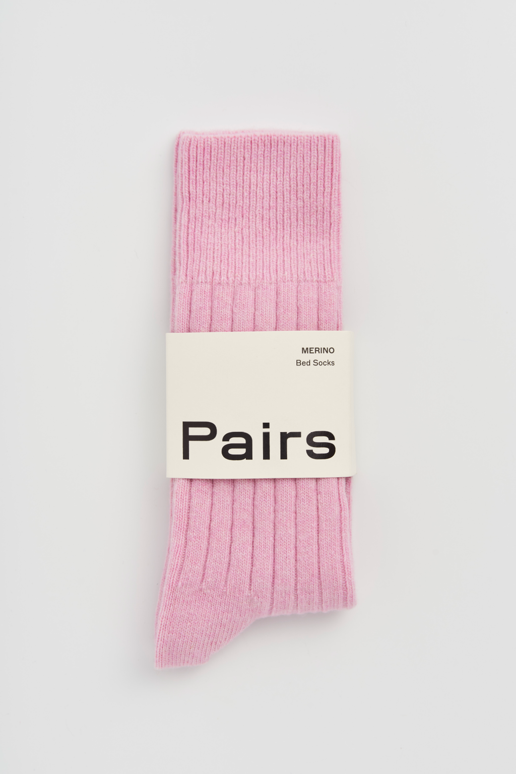 Pairs Socks - Merino Bed Socks - Sugar Pink