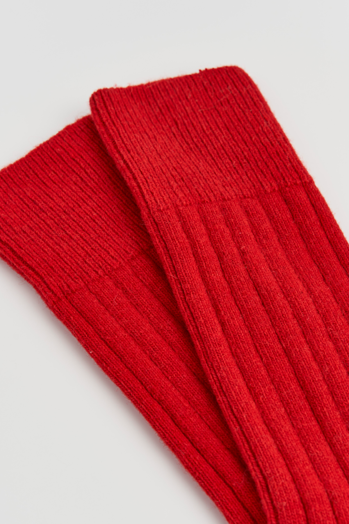 Pairs Socks - Merino Bed Socks - Postbox Red