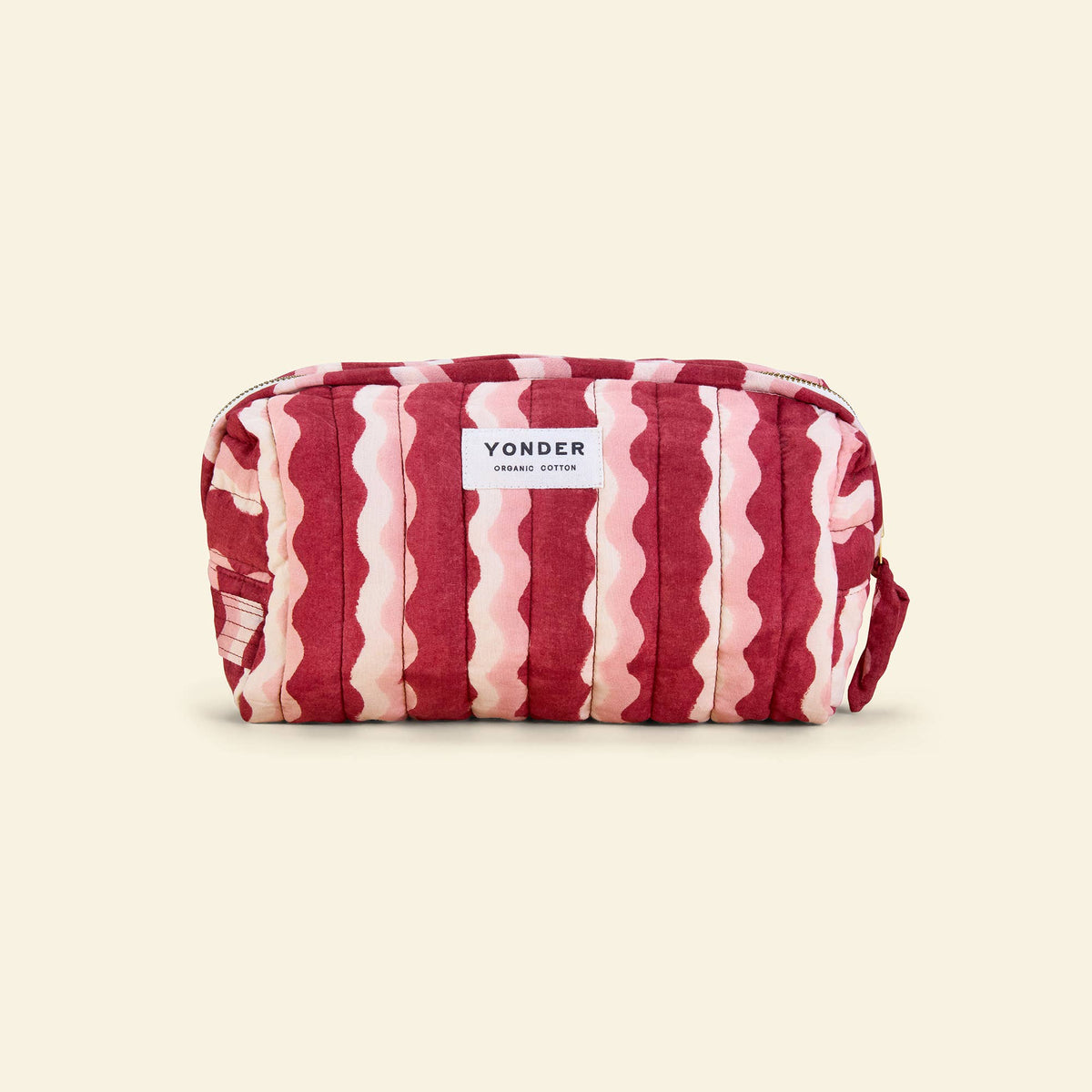 YONDER. - Quilted Wash Bag - Whirly - Jam
