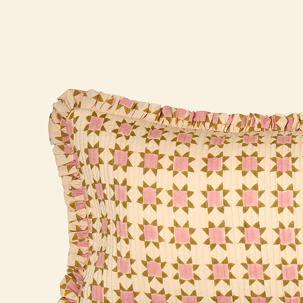 YONDER. Prairie Honey bolster cushion, alternate view