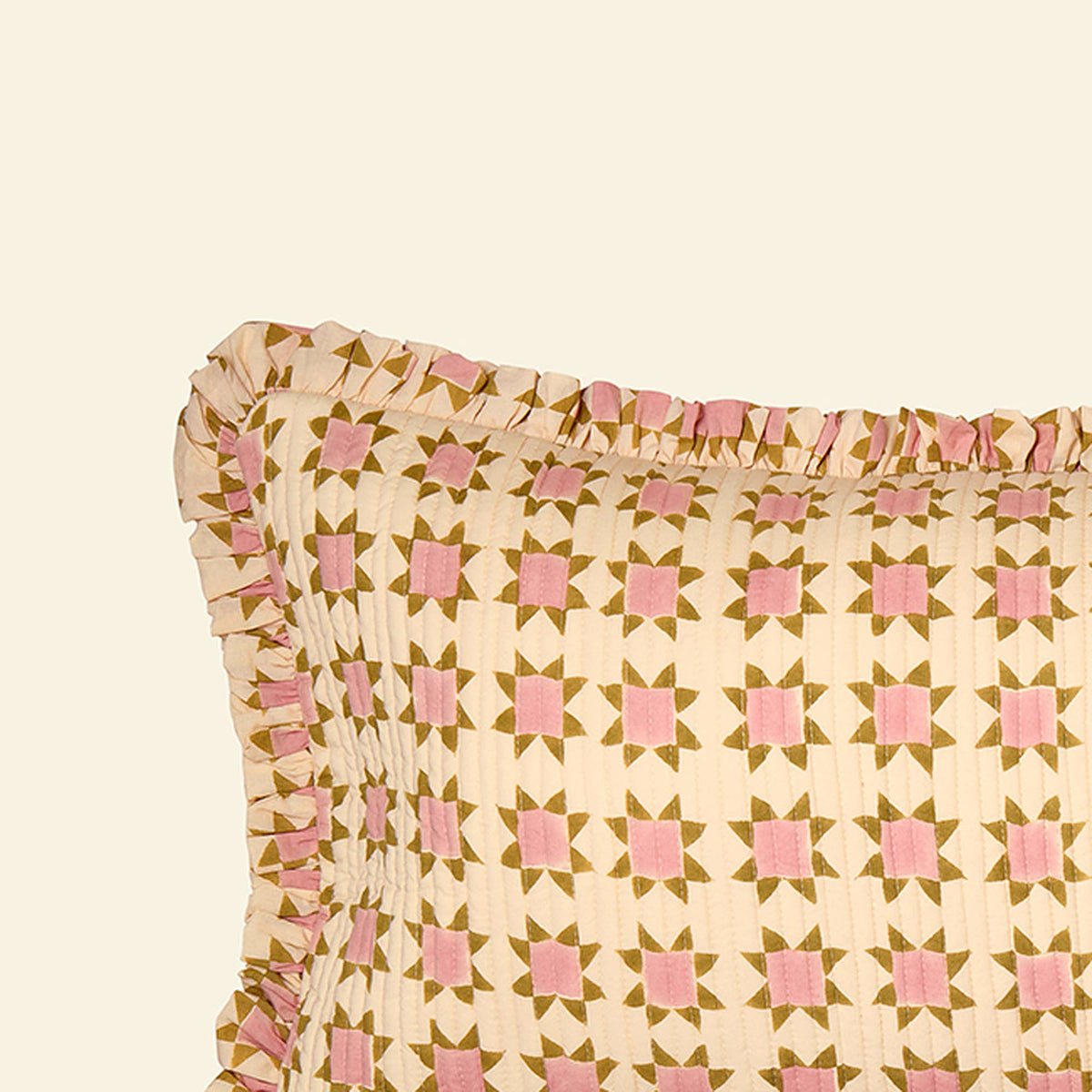 YONDER. Prairie Honey bolster cushion, alternate view