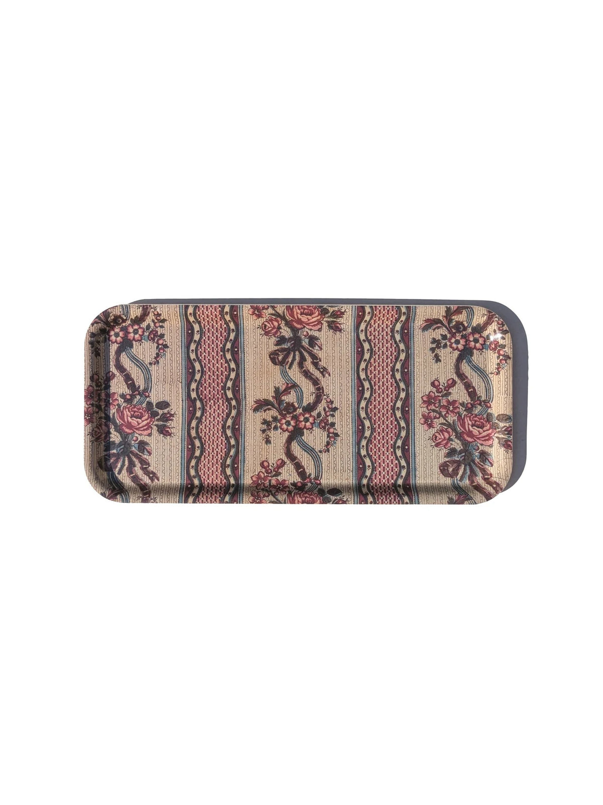 Host Home - Narrow Birch Wood Tray - Carousel Stripe