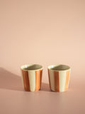 Kindred Mugs - Cornflower Beaker - Brushed Berry Red - Small (Set of 2)