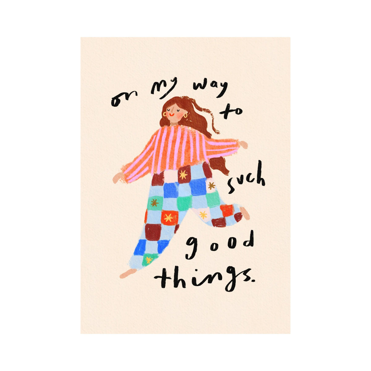 Martha Ratcliff Illustration - On My Way To Do Great Things - A4