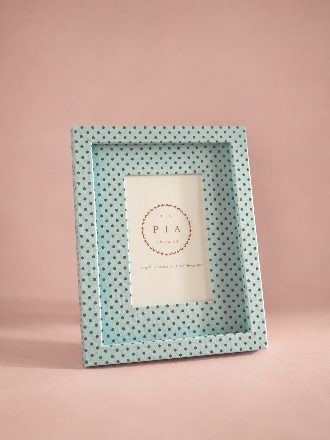 The Pia Frames - Blue & Burgundy Pembroke Dot Frame