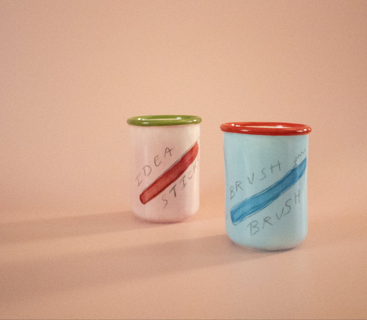 Tatiana Alida Idea Sticks pen pot and toothbrush cup together