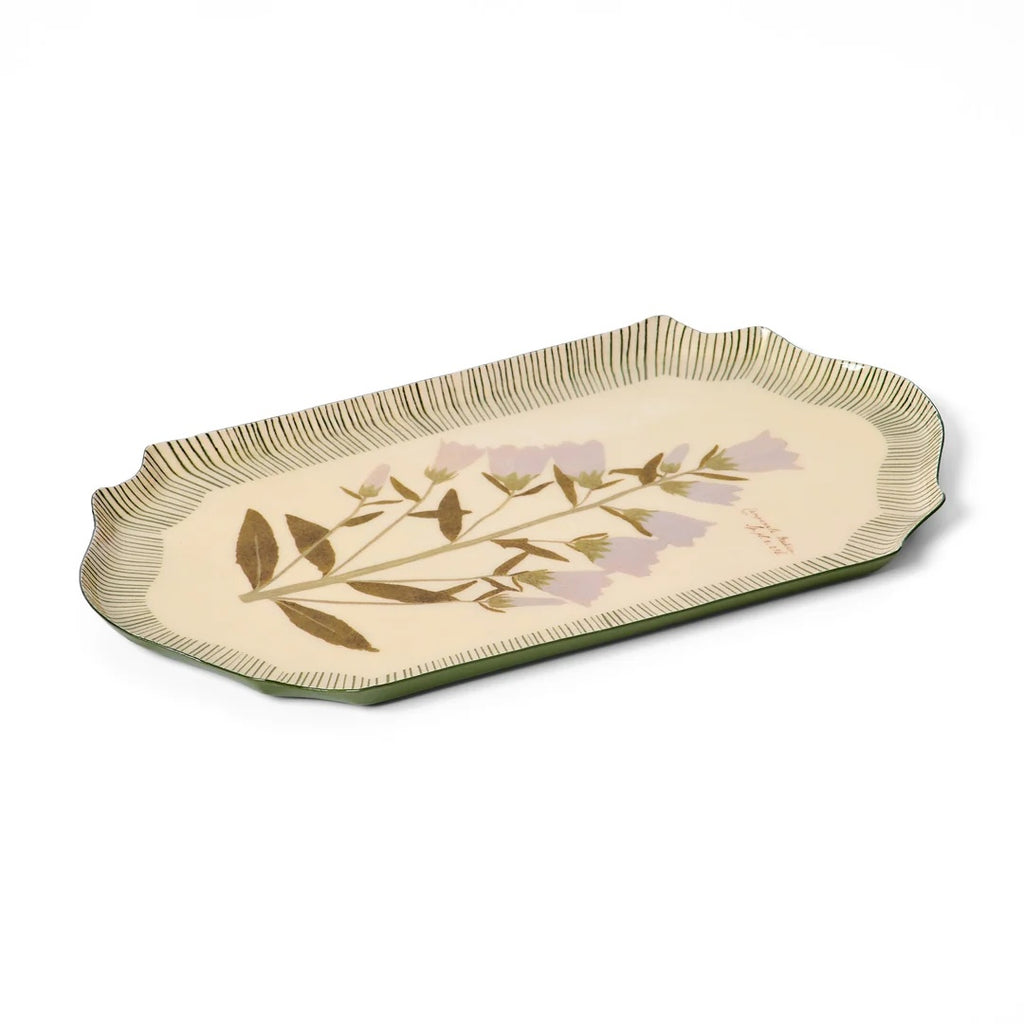 Roomytown - Campanula Bellflower Enamel Tray