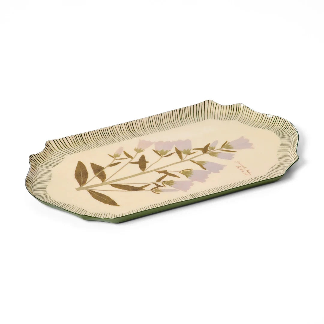 Roomytown - Campanula Bellflower Enamel Tray