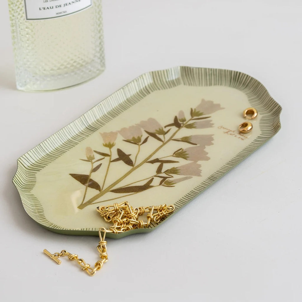Roomytown - Campanula Bellflower Enamel Tray