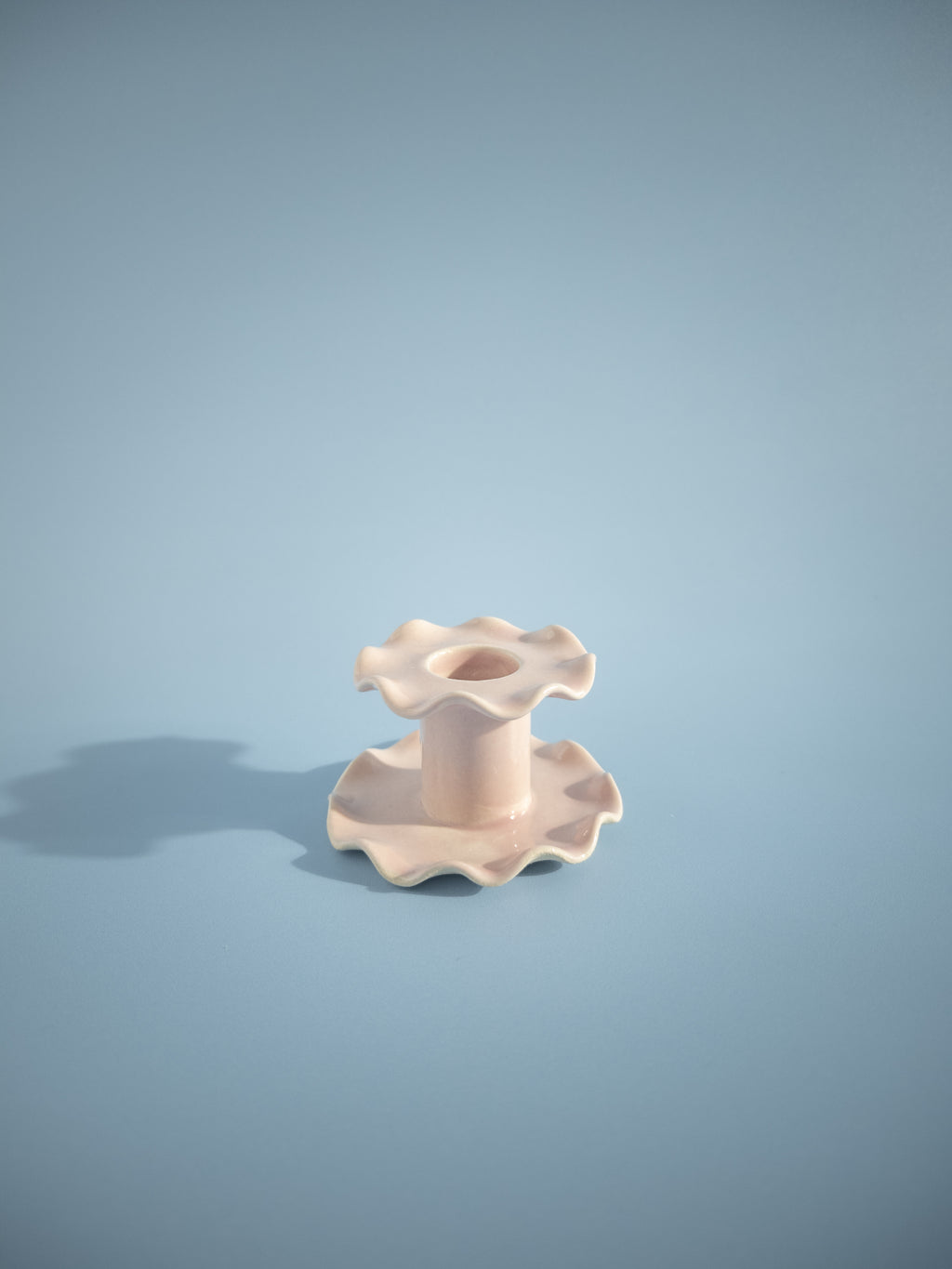 Superfluities - Single Frill Candlestick - Pink