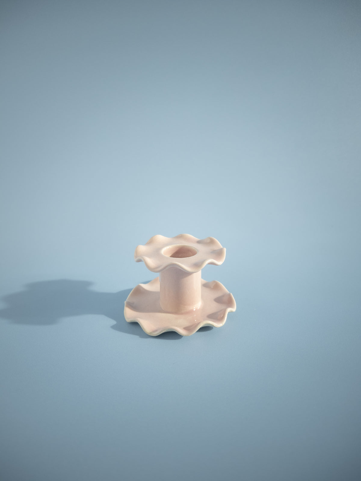 Superfluities - Single Frill Candlestick - Pink