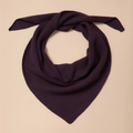TBCo - Small Merino Wool Triangle Scarf - Fig